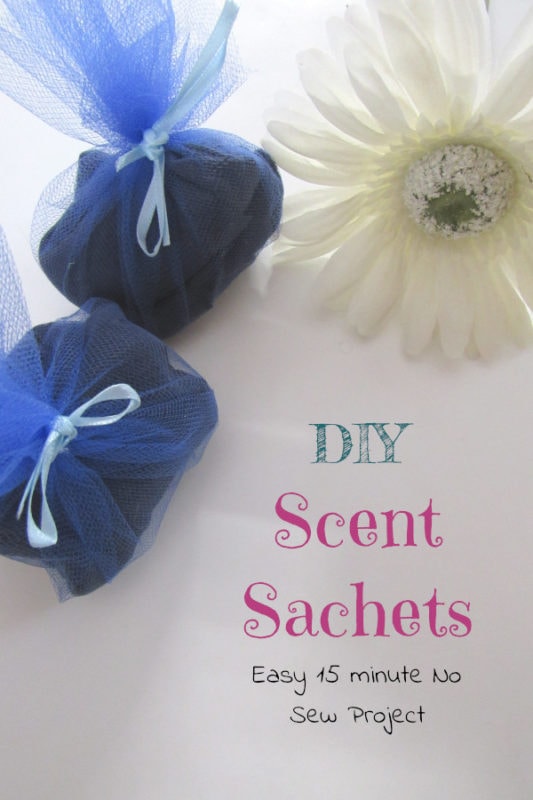 DIY Scent Sachet: Easy no sew project