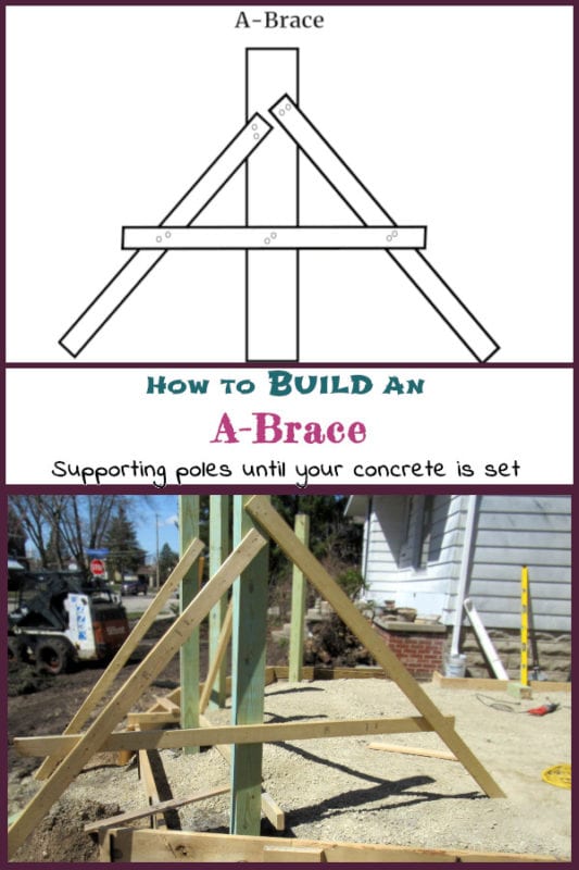 How to build an A-Brace to keep your poles straight