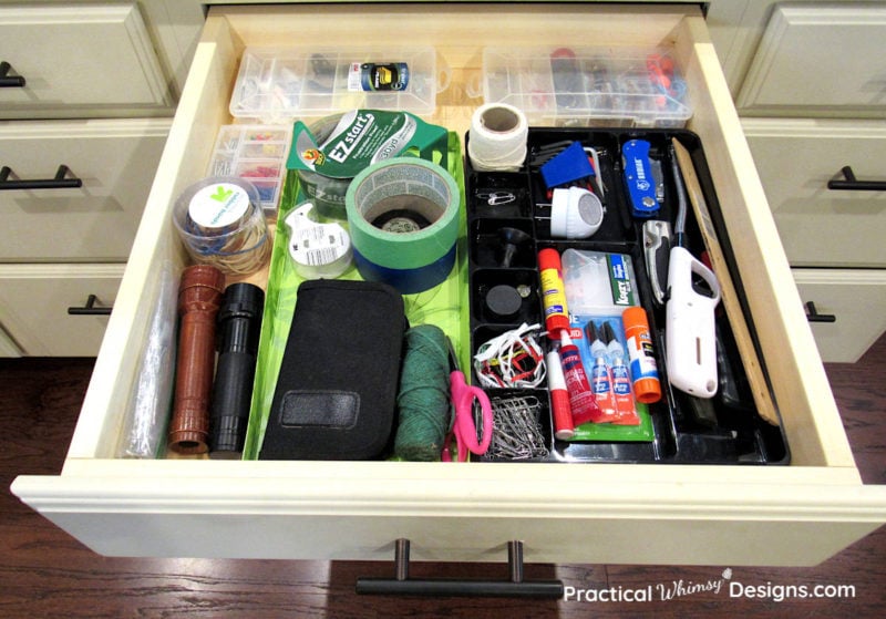 Organize the junk drawer in your life
