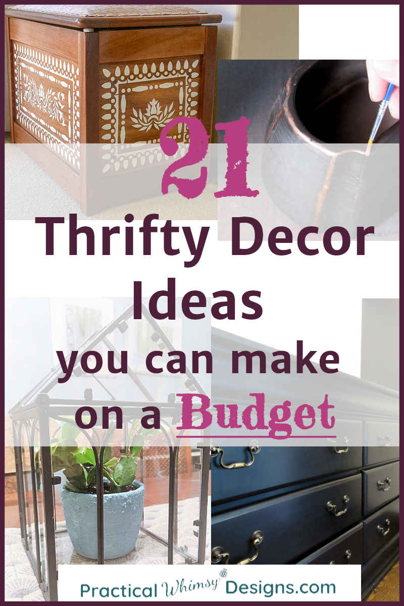 21 Thrifty Decor Ideas you can make on a budget