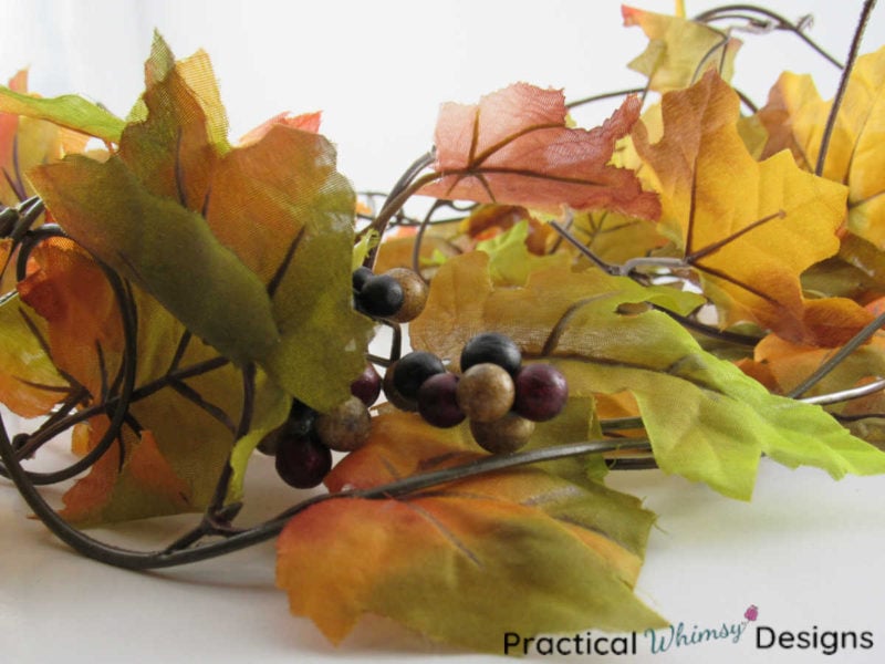 Fall wreath with berries