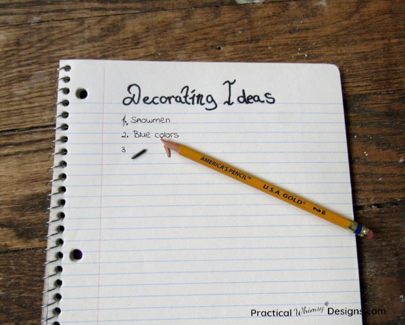 List ways to find decorating ideas