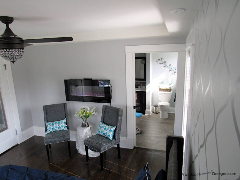 Master bedroom reveal sitting area