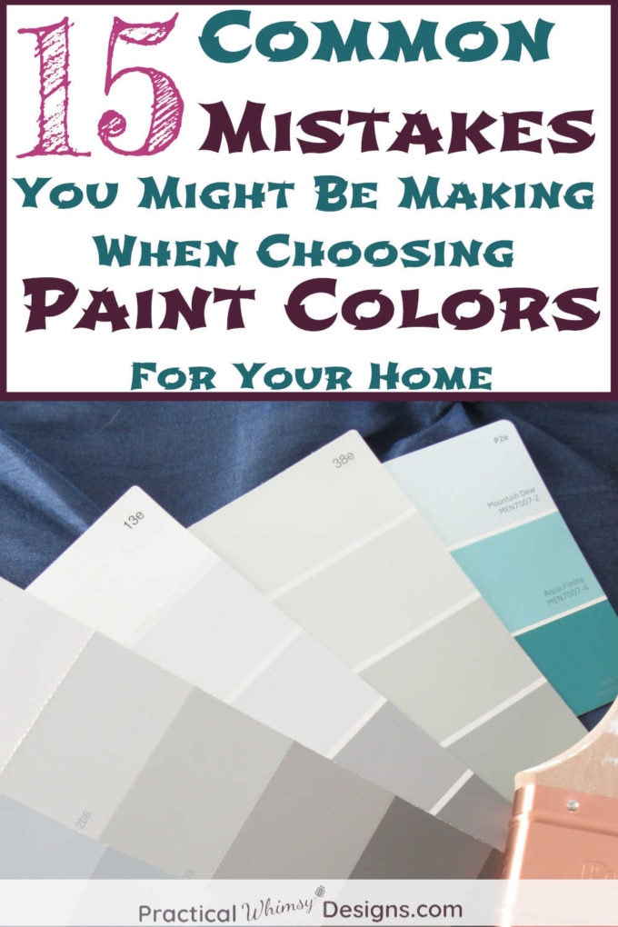 15 Common Mistakes You Might Be Making When Choosing Paint Colors for Your Home, Paint swatches on bed