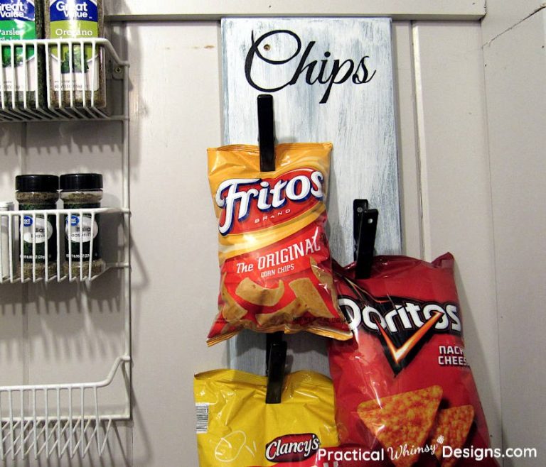 DIY Chip Storage Rack Practical Whimsy Designs