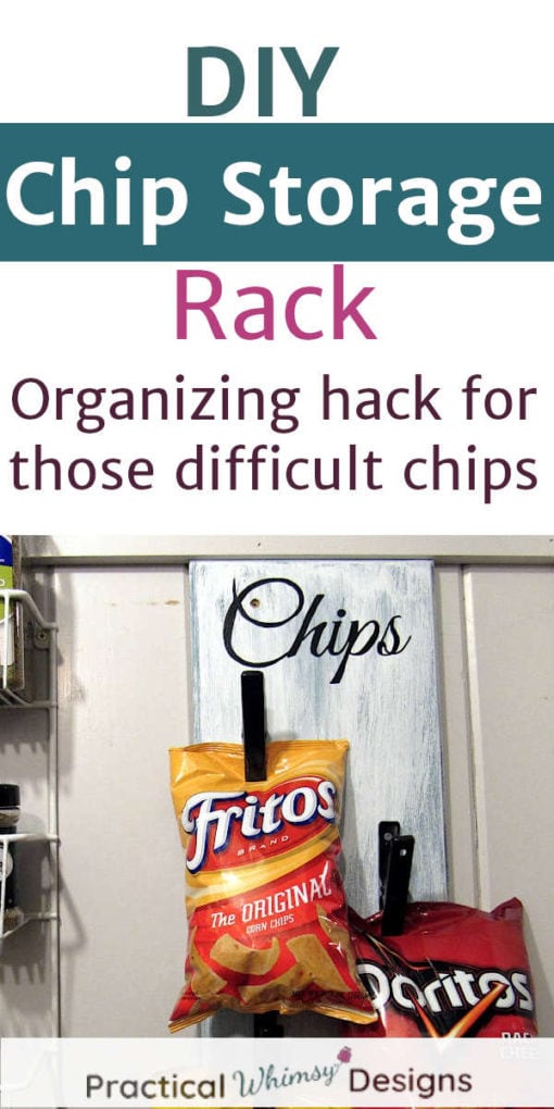 DIY Chip Storage Rack Practical Whimsy Designs