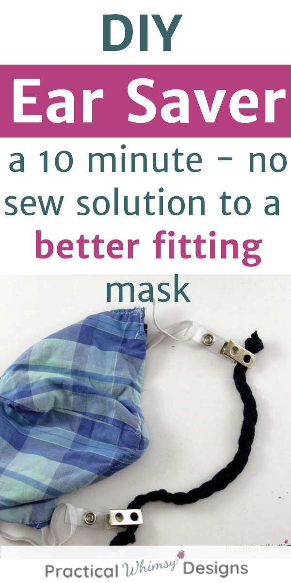 DIY Ear Saver and mask