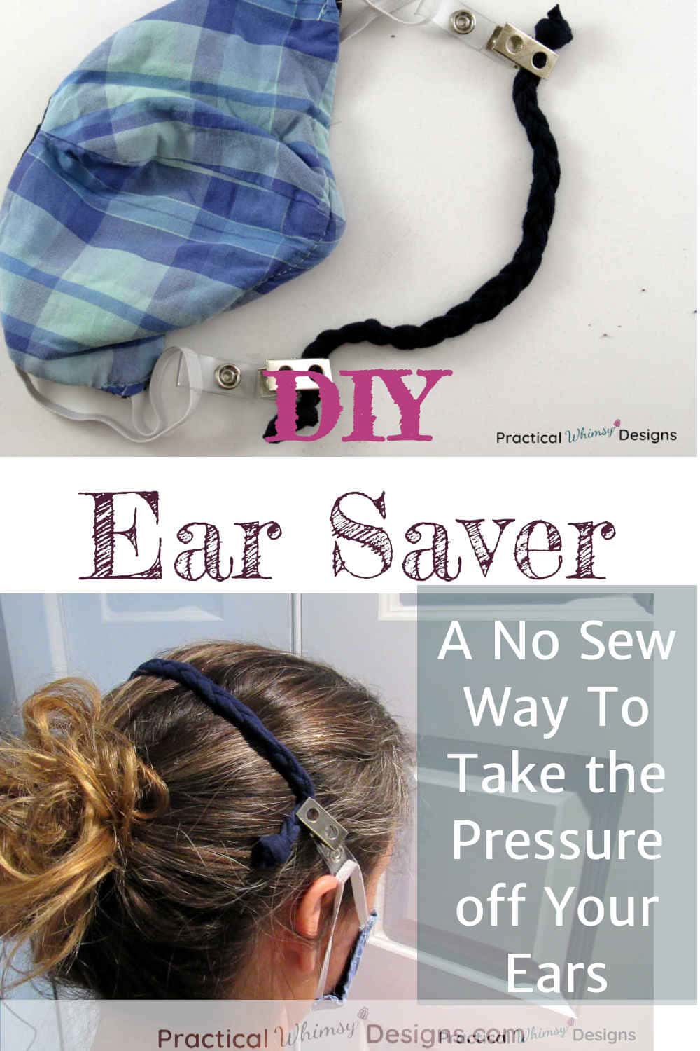 Diy Mask Ear Saver No Sew