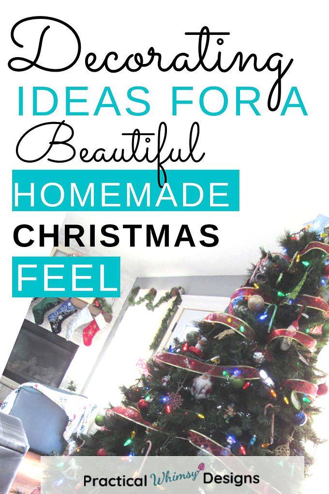 Christmas tree decorating ideas for homemade christmas.