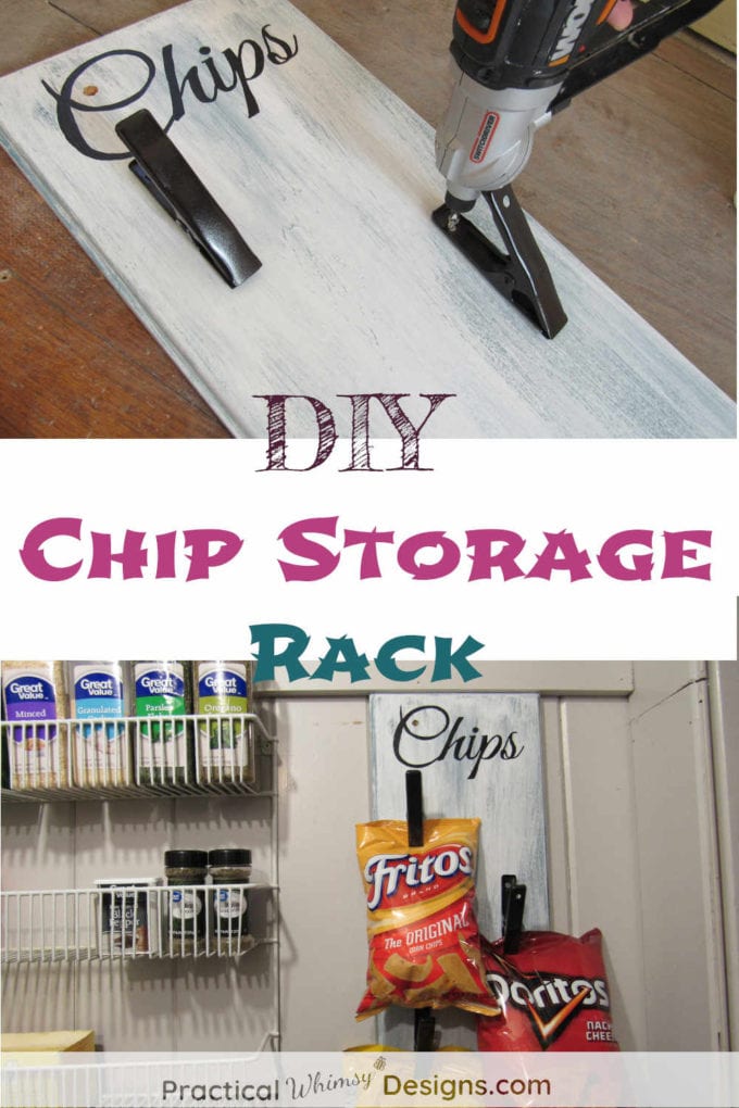 DIY Chip Storage Rack