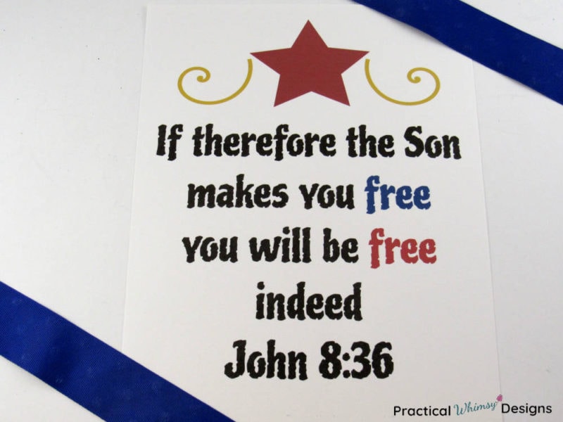 John 8:36 Printable Bible quote
