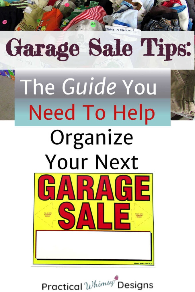 The guide you need to help organize your next garage sale.