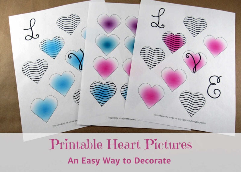 Printable Heart Pictures