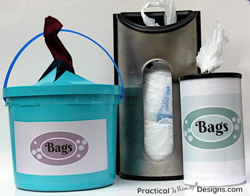 6 DIY Plastic Bag Holder Ideas Using Upcycled Containers