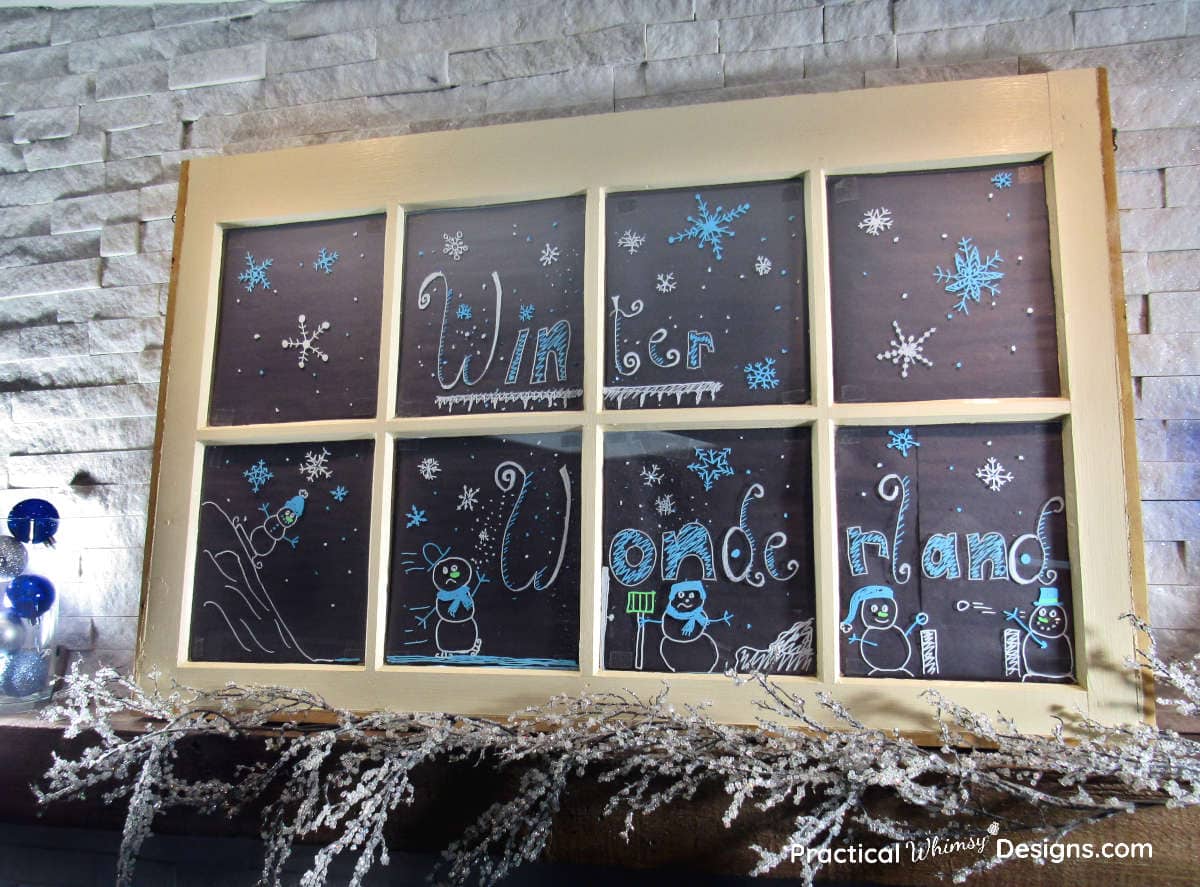 How to make a faux chalkboard