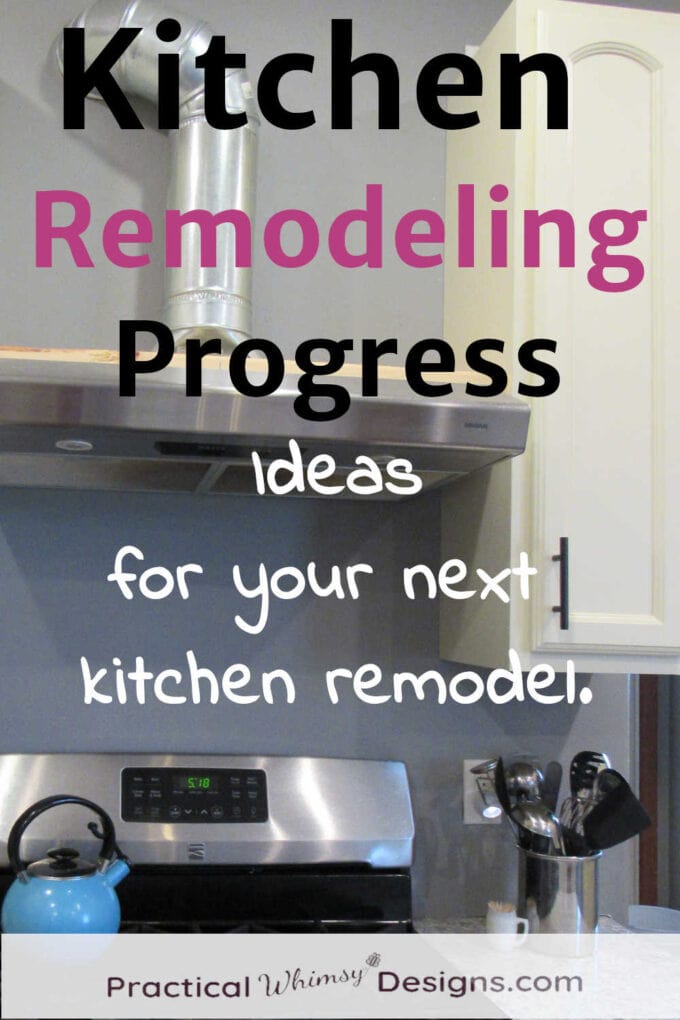 Kitchen remodeling progress