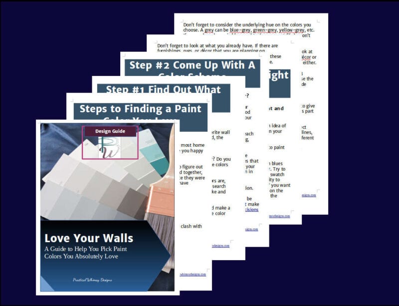 Love your walls guide to picking paint colors