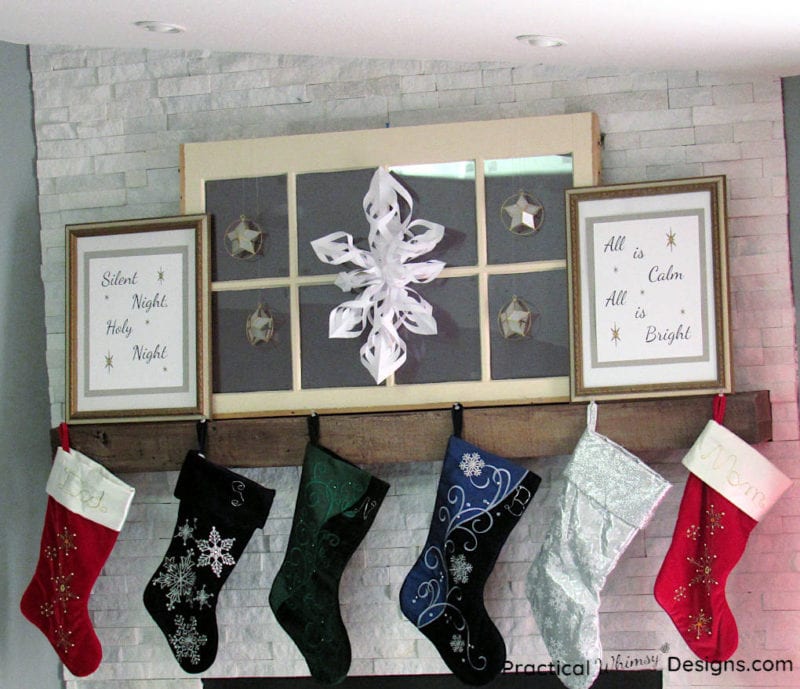 Mantel with stockings