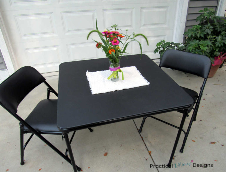 How to Refinish a Folding Table Practical Whimsy Designs