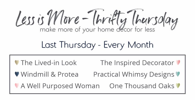 Less is More - Thrifty Thursday