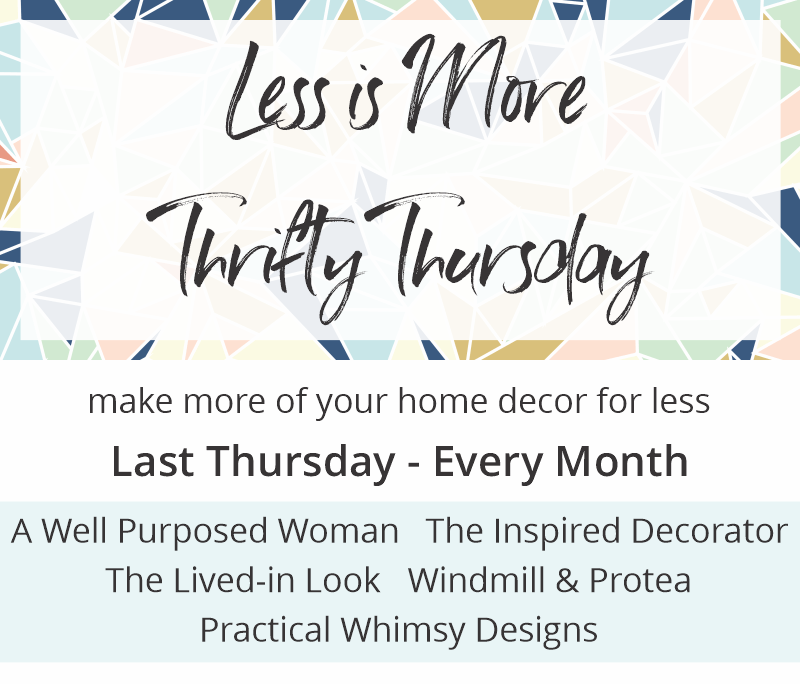 Less is More Thrifty Thursday Logo