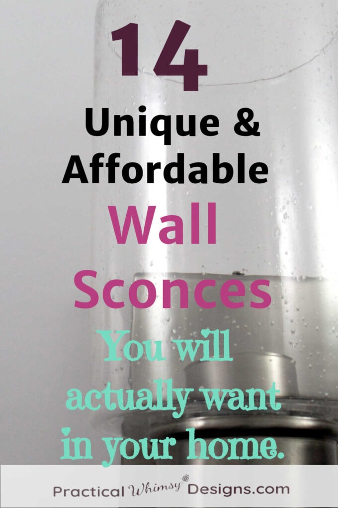 14 unique and affordable wall sconces you will actually want in your home.